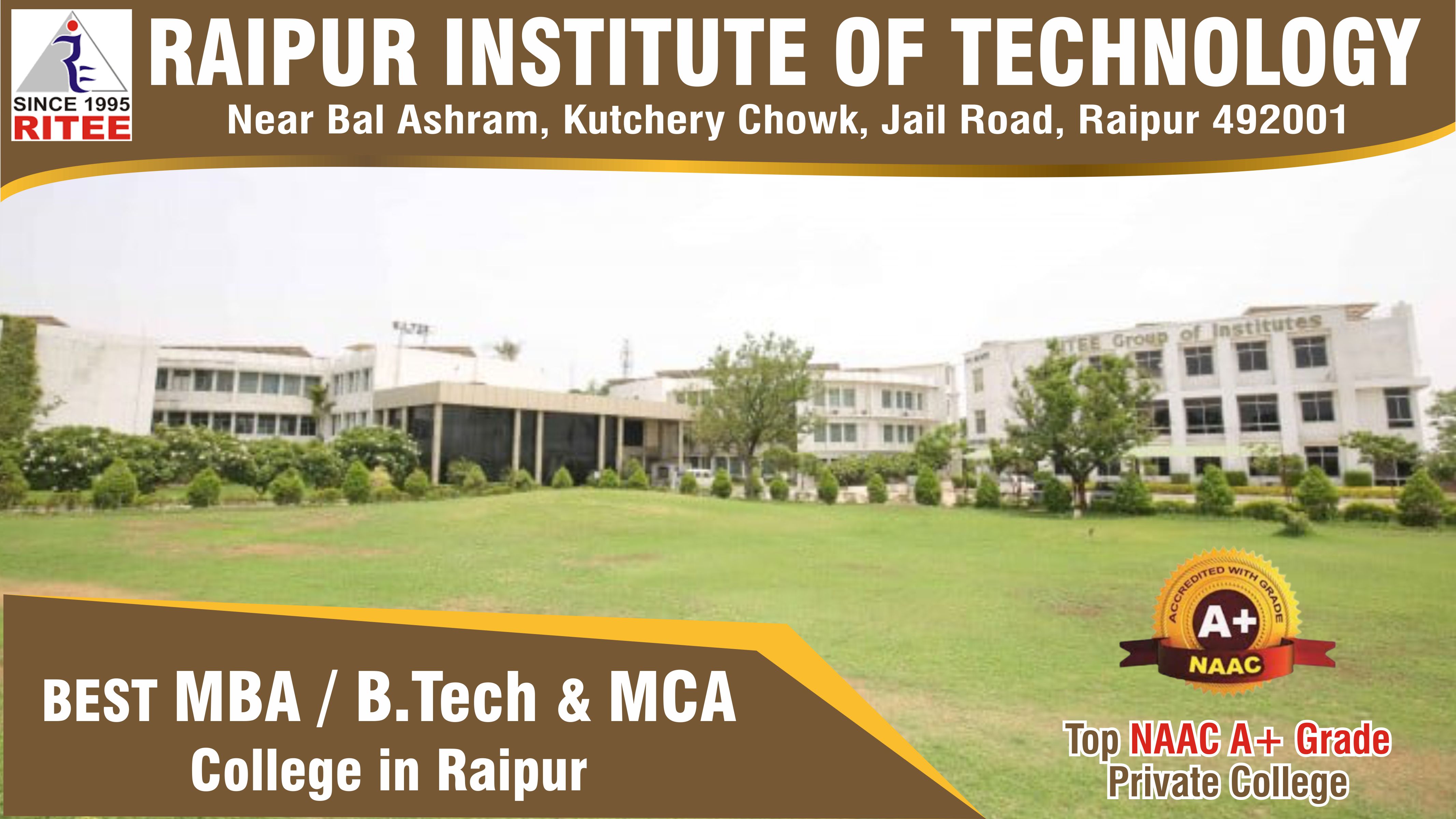 Out Side View of Raipur Institute of Technology (RIT)